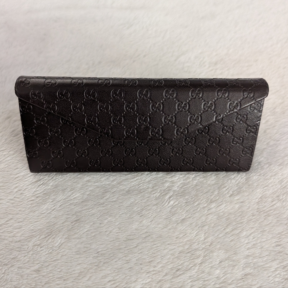 GUCCI Sunglasses/Eyeglass Brown Leather Case
